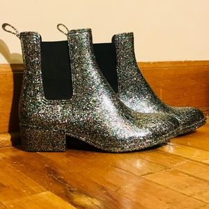 Stormy Glitter Jeffrey Campbell Chelsea Boot